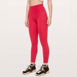 lululemon wunder under high rise 7/8 tight, luxtreme 25”